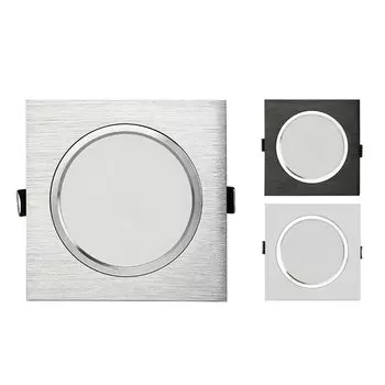 HKOSM квадратная светодиодная потолочная лампа 7/9/12 Вт теплый/холодный белый 220-240В