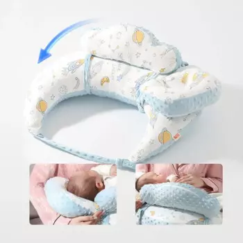 Хлопковая детская подушка для кормления в мультяшном стиле, Подушка для кормления, артефакт, подушка для защиты талии, подушка для защиты от рвоты, Детские принадлежности, декоративная подушка