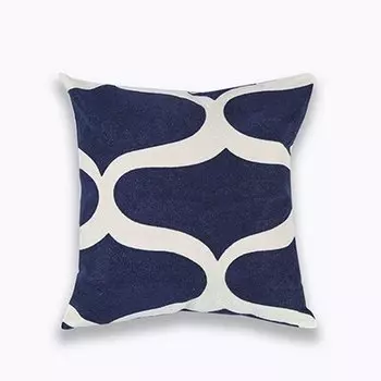 Хлопковая наволочка efundeal с вышивкой 45x45 см