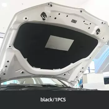 Звукоизоляция капота автомобиля, хлопок для BMW G20 G28 2019 2020 2021 3, передняя крышка, тепловой коврик, защитные аксессуары, черный