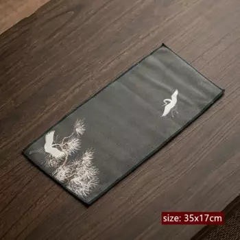 Хлопковое китайское чайное полотенце JINGDE TEA SET