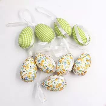 Хлопковые пасхальные украшения