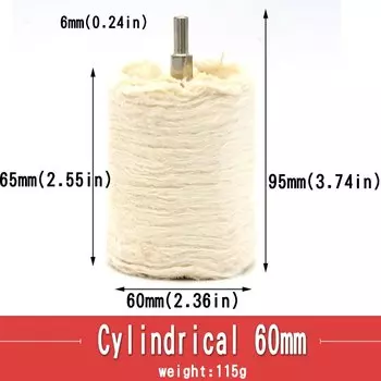 Хлопковые полировальные колеса WUNGKA 6 мм
