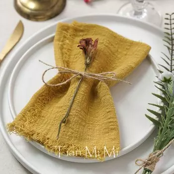 Хлопковые салфетки SUMMERTREE бежевого цвета