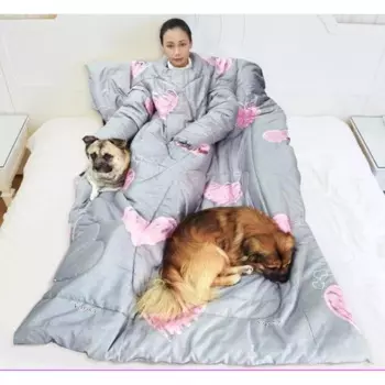 Хлопковый спальный мешок для детей, многофункциональное одеяло с защитой от ударов.