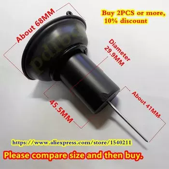 HMHonda VLX 400 (Steed 400) Мотоциклетный карбюратор Keihin, вакуумный диафрагменный поршень в сборе (игла струи)