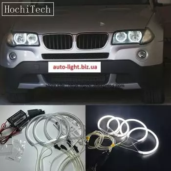 HochiTech для BMW E83 X3 2003-2010 ультра яркий дневной Фотофон CCFL глаза ангела комплект глаз демона теплое белое кольцо