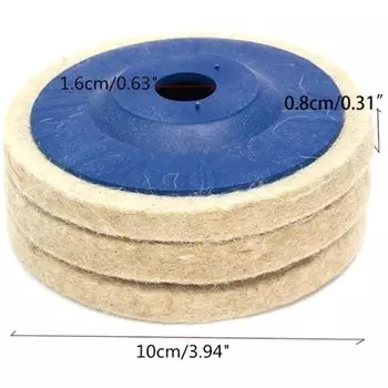 Hoeaden войлочные полировальные диски 100 мм