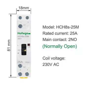 HOFWGE Контактор HCH8-25M