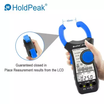 HoldPeak HP-870P измеритель мощности Вольтметр переменного/постоянного тока 999,9 а Амперметр тестер электронный мультиметр активная энергия диагностический инструмент