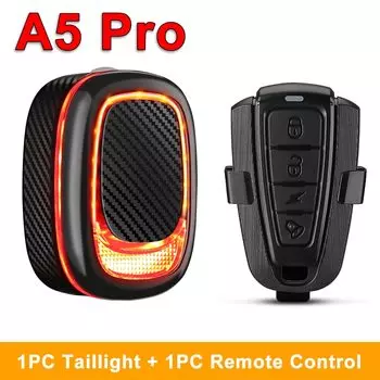 Hollarm А5/A5Pro Велосипедная сигнализация с задним фонарем