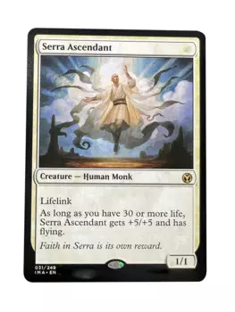 Holo 18 Serra Ascendant TCG Волшебные карты Игра Высокое качество Прокси Игральные карты Настольная игра Коллекционные карты Прокси