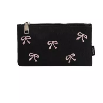 Холщовая сумка для канцелярии черная