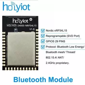Holyiot Bluetooth 5.4 nRF54L15 Модуль