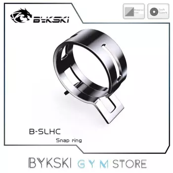 Хомут для шланга Bykski для мягкой трубы 10*13 мм, 10*16 мм, 13*19 мм, гибкие крепежные детали для труб с стопорным кольцом, 6 шт./лот, B-SLHC