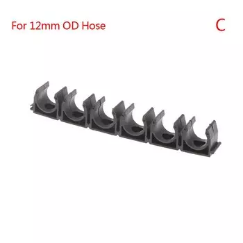 Хомут для труб JETTING, нейлон, черный, 4/6/8/10/12 мм