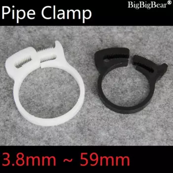 Хомуты для шлангов 3,8~59 мм, пластик, набор из 10 штук