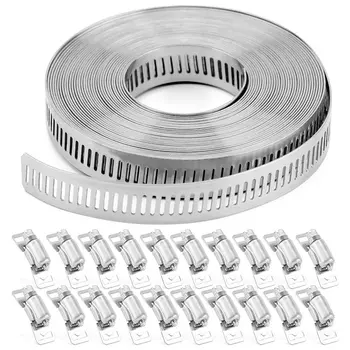 Хомуты для шлангов из нержавеющей стали 20 футов