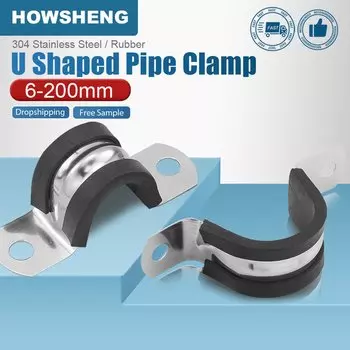 Хомуты для труб HOWSHENG из нержавеющей стали 6-200 мм
