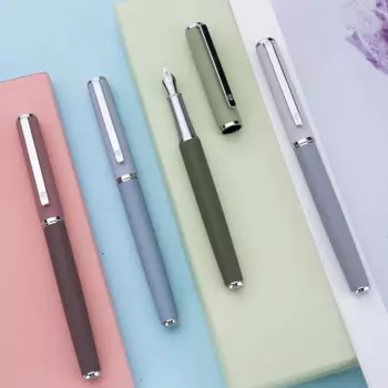 Hongdian 523 металлическая перьевая ручка матовый корпус Morandi