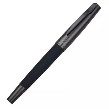 Hongdian 6013 перьевая ручка черная титановая EF/F/ Bent nib