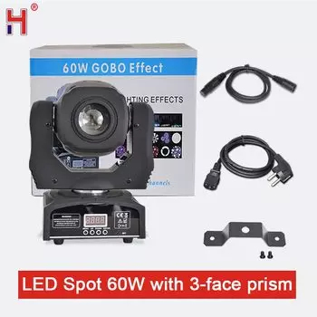 HongYi Moving Head 60 Вт светодиодные точечные светильники