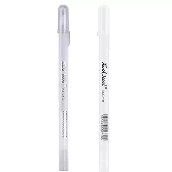 Hopk гелевая ручка-хайлайтер белая/серебристая 0,8 мм