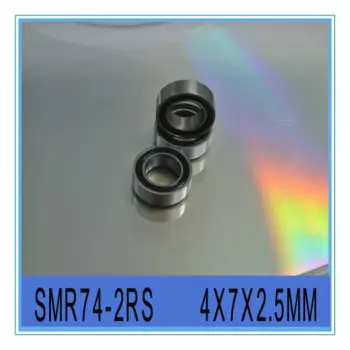 Хорошая гладкая (50 шт./лот) Нержавеющая радиальный подшипник SMR74-2RS 4X7X2,5 мм
