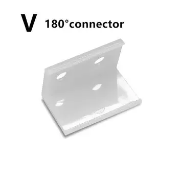 HOSDALY алюминиевые профили для светодиодных лент 5050 3528 5630 milky/transparent 50 см