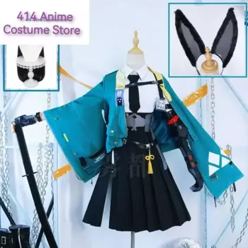 Hoshimi Miyabi Косплей Костюм Аниме Игра Zenless Zone Zero Section 6, парик Мияби, прекрасная униформа, юбка, женский карнавальный костюм Kawaii