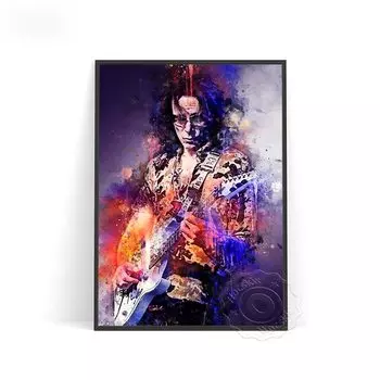 Хоскскир Акварельный постер Стив Вай