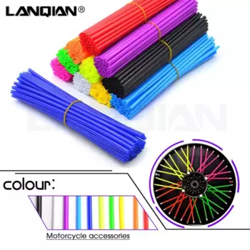 ГОРЯЧИЙ 72 шт. универсальный чехол со спицами колеса мотоцикла для грязи и велосипеда для Honda CRF450 CRF50 CRF70 CRF80 CRF 150F XR650 CR250 XR650