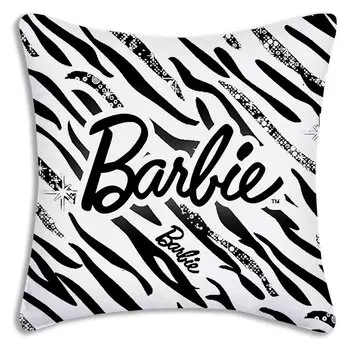 Hot Fashion Doll B-Barbies Pillow Covers Cartoon Sofa Decorative Home Double-sided Printing Short Plush Cute Cushion Cover
