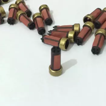 100 шт., 14*6*3 мм, топливный инжектор, корзина фильтра, микрофильтр для топливной форсунки bosch