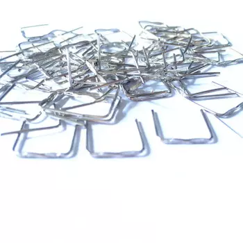 Крючки для ламп TZ, хромированные, нержавеющая сталь, 12 мм, 100 шт.