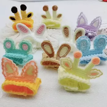 Кукла-домик 14 см, вязаный головной убор