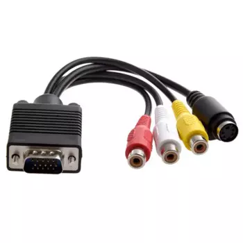 Адаптер VGA S-Video 3 RCA JCD
