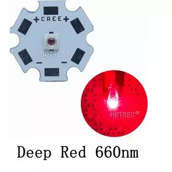 HotRed 3535 deep red 660nm led лампы для растений 3Вт