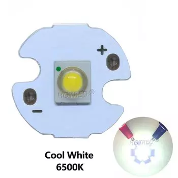 HotRed 3W 6070 LED белые/теплые белые светодиоды