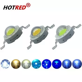 HotRed светодиоды 1Вт 3Вт 5Вт