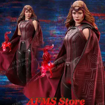 HOTTOYS TMS036 Коллекционная фигурка в масштабе 1/6, Элизабет Олсен, Scarlet Witch герой комиксов Marvel 12 дюймов, Женская экшн-фигурка солдата