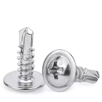 HOWSHENG Phillips самонарезающая головка шайбы винта M4.2 M4.8 нержавеющая сталь оцинкованная кросс-винтовая головка для металла деревянного листа