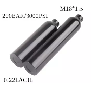 HPA M18*1,5 0,22 л/0,3 л Станция для подводного плавания Газовый баллон высокого давления 200 бар 3000 фунтов на квадратный дюйм Воздушный бак Cilindro для аквариумных фитингов для дайвинга