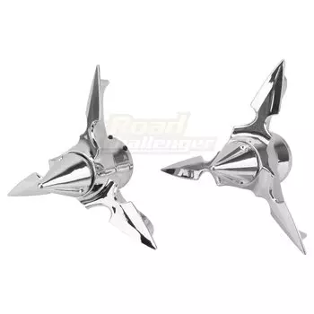 Хром Черный череп закрученное лезвие спиннинг передняя ось крышка гайка Чехол для Harley Sportster Touring Street Glide 2008-2017