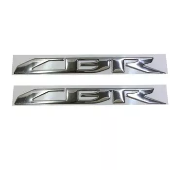 Хромированная эмблема мотоцикла, значок, Наклейка 3D, логотип колесика на бак для HONDA CBR600RR CBR1000RR, наклейка