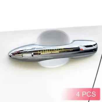 Хромированная бесключевая накладка на дверную ручку автомобиля, защитная накладка для 2021-2023 Toyota Venza Harrier