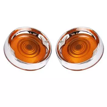 Хромированная глубокая тарелка, плоский поворотник, обрезное кольцо, лицевые панели для Harley Touring Electra Glide FLH/T Road King FLHR, плоский поворотник