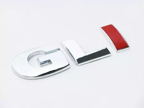 Хромированная красная 3d-наклейка GLI на заднюю эмблему грузовика, наклейка с логотипом для Фольксваген