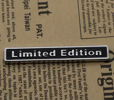 Хромированная Металлическая 3d-наклейка, эмблема ограниченной серии для стайлинга автомобилей, значок на мотоцикл для Suzuki Honda Kawasaki Toyota YAMAHA