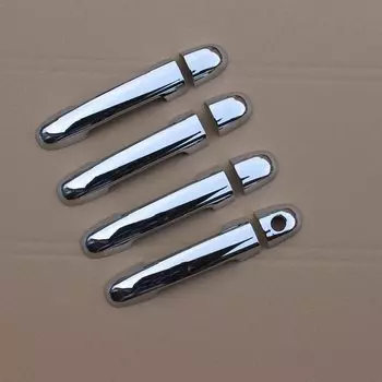 Хромированная накладка на дверную ручку автомобиля из углеродного волокна для Hyundai i30 2007-2011 FD 2008 2009 2010, накладка на автомобильные наклейки